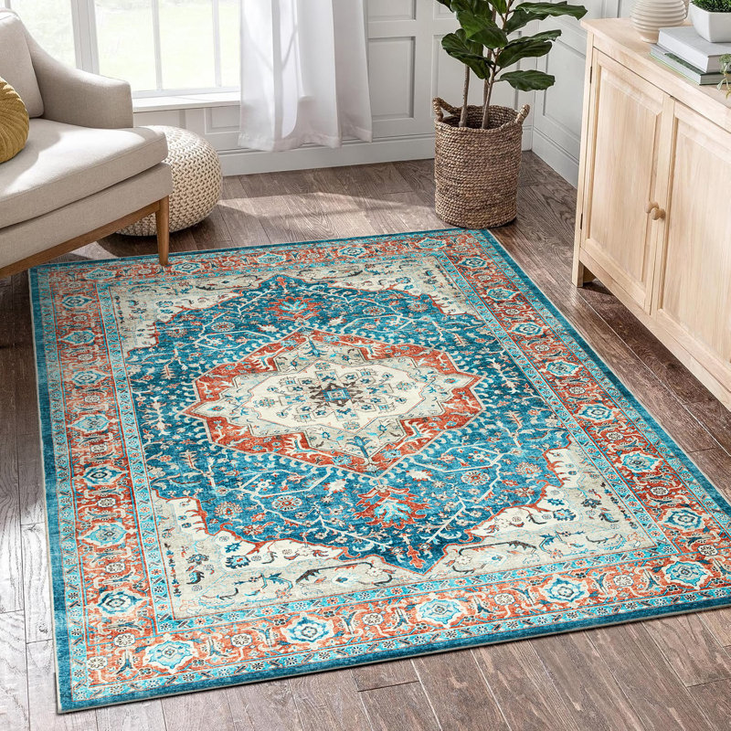 Vintage Look Shag Area Rug, Rectangle 160 x 230cm