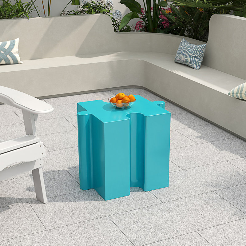Table d'appoint casse-tête modulaire, Art, Bleu clair