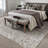 Elegant Modern Machine Washable Area Rug in Grey-111686860