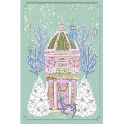 Winter Holidays IV by Melissa Wang - Wrapped Canvas Print