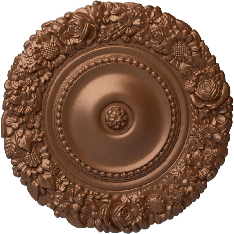 Médaillon Endurathane Acanthus Twist, Cuivre poli