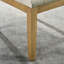Chaises de salle à manger en bois massif, 2 chaises. Revêtement beige, rembourrage épais. Pieds en ébène / bois flotté pour plus de durabilité. Room Choice 2 chaises contemporaines - Bois, rembourrage en mousse