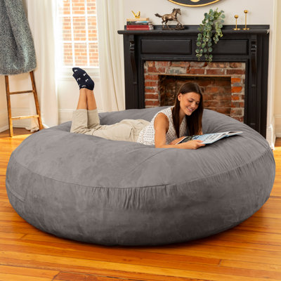 Jaxx 6 Foot Cocoon - 2-in-1 Convertible Bean Bag Bed & Large Bean Bag Chair for Adults