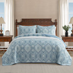 Tommy Bahama Turtle Cove Cotton Reversible Quilt Set
