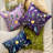 Velvet Floral Hummingbird Pillow Covers, Whimsical Home Decorative Sofa Bed Covers-124338315-117496980