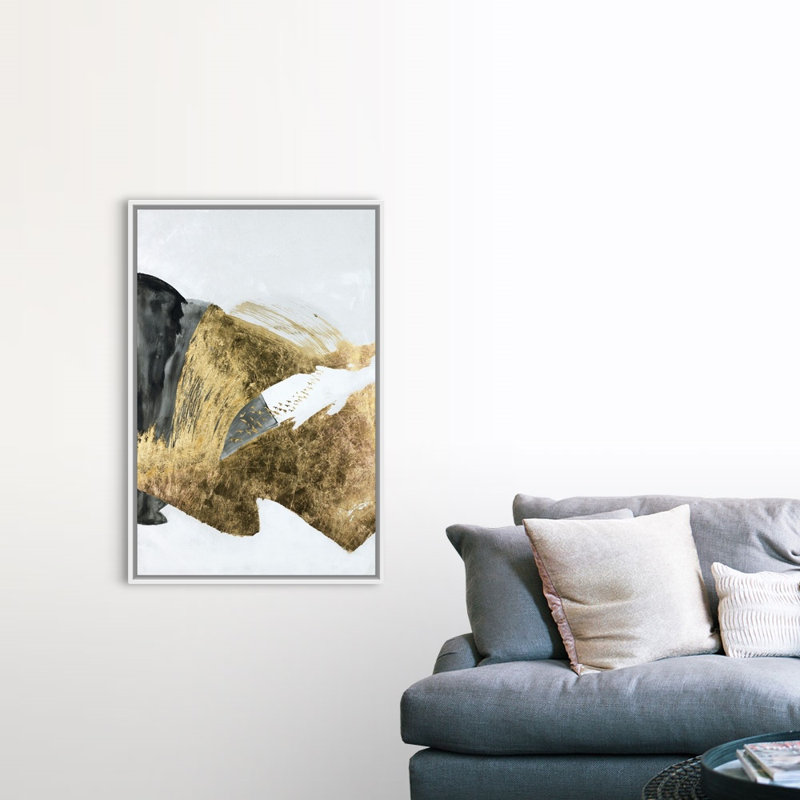 «Maximum Gold» par Joseph Michaels, reproduction d'art graphique sur toile, H 50 po x l 34 po x P 1,75 po