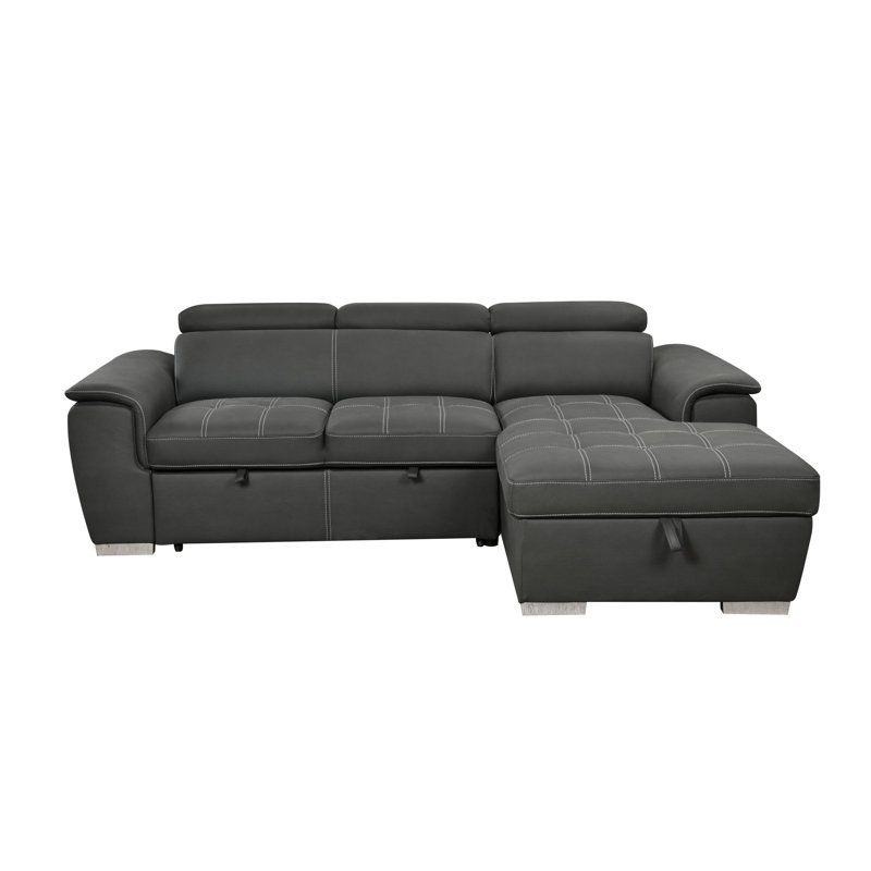 Clhoe 96.45'' Upholstered Sleeper Sofa