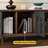 Elegant American style solid wood TV stand-107773414