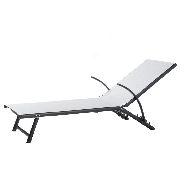 Ferrer Outdoor Metal Chaise Lounge Set