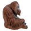 Statue orang-outan assis