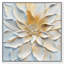 Art mural floral élégant sur toile de lotus par Art Remedy-104343626-104343640