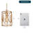 Estrelita 1 - Light Brass Pendant