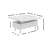 3 In 1 Lift Top Coffee Table, Modern Fluted Convertible Coffee Tables Converts To Dining Tables