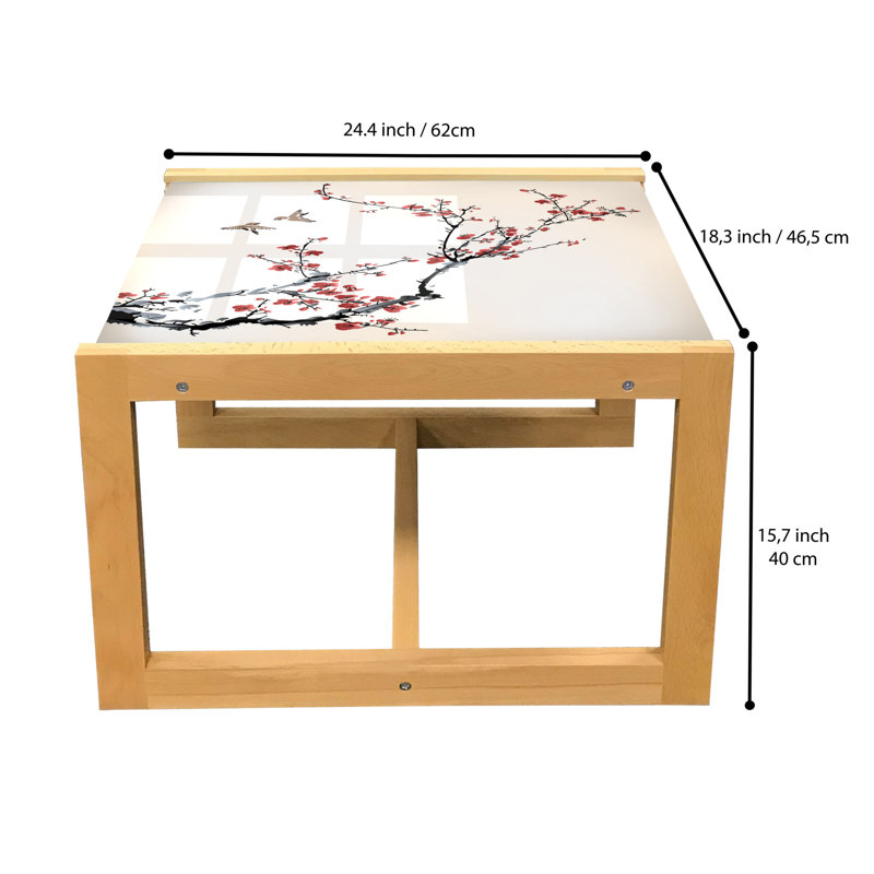 Jacobrobert Sled Coffee Table, 62cm H x 46cm W x 40cm D