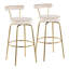 Tabouret de bar à hauteur fixe avec pivot