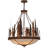 5 - Light Rusty Nail Shaded Pendant