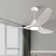 52" 3 - Blade Smart Ceiling Fan with 3CCT Dimmable LED Lights and Remote Control, Compatible with Alexa/Google