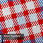 Rideau de douche sans couture à carreaux bleu tartan avec 12 crochets-1241755194