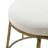 Corrinne Hammered Forged Steel Upholstered Counter Height Stool-606350368
