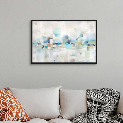 "Cityscape abstract" par Cynthia Coulter, reproduction d’art sur toile