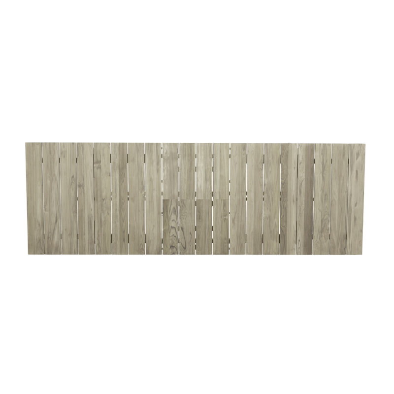 Coast Outdoor Dining Table, Oyster Teak