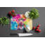 Hippie Animal Pig Glass Cutting Board