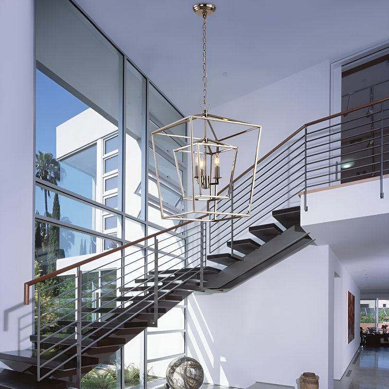 Luminaire suspendu lanterne 3 lumières