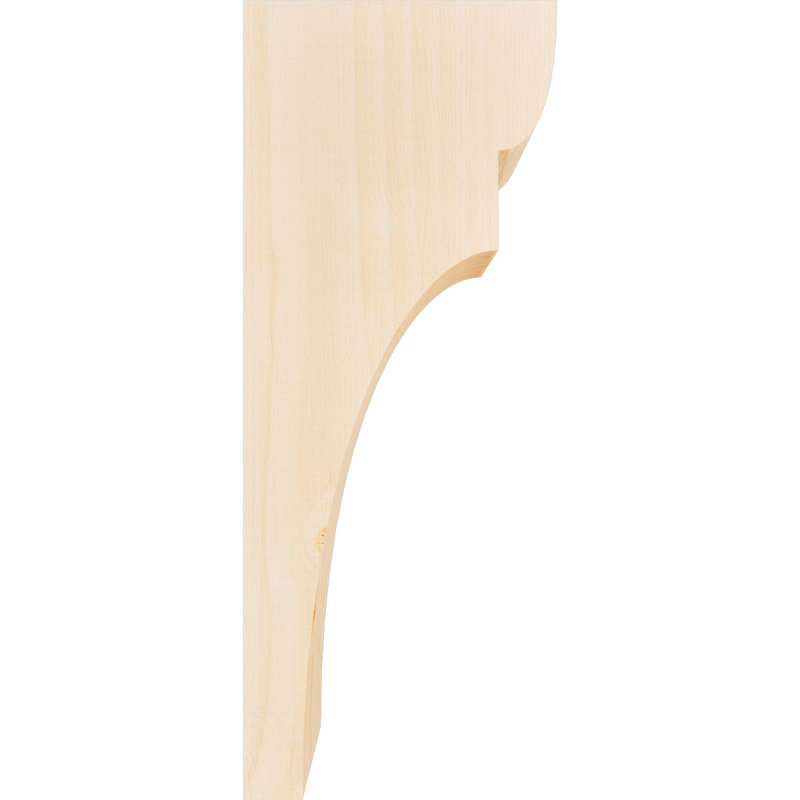 Yorktown Corbel, H 14 po x l 3,5 po x P 6 po, Sapin de Douglas, Lisse