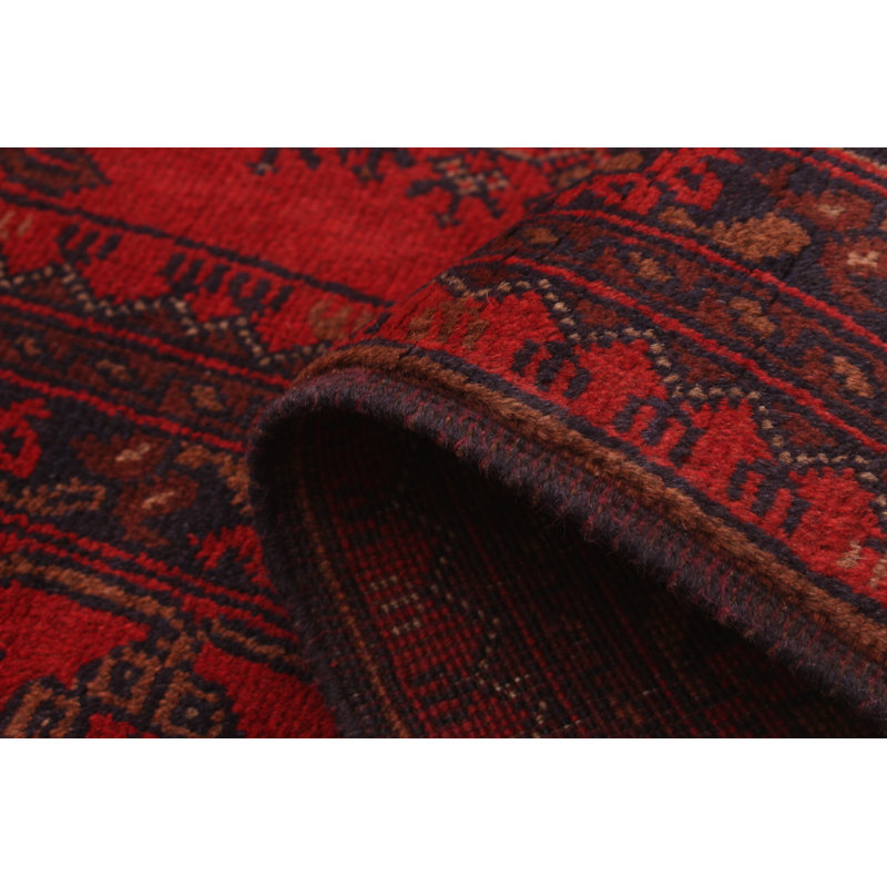 Tapis de zone en laine 5 pi x 6 pi 4 po noué la 2010s one-of-kind-the main esari turque Allaina