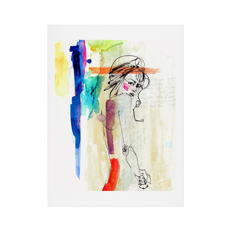 Toile arc-en-ciel, H 14 po x l 11 po x P 0,12 po