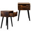 Ensemble de 2 tables de chevet pour table de chevet moderne