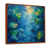 Toile avec cadre flottant brun