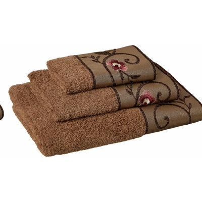 Rose Elegance 3-Piece Towel Set - Larissa Collection