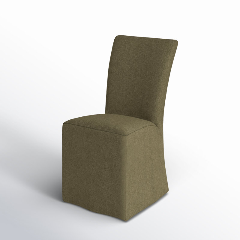 Vista Upholstered Dining Chair, Broadway Olive