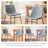 Anke Vegan Leather Dining Chairs, Gray-1029606044