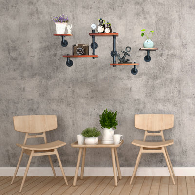 Gulzhan 5 Piece Floating Shelf