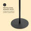 Moody 158cm Black Traditional Floor Lamp