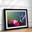Unreal Floral Hummingbird - Framed Print-427273354-427273359