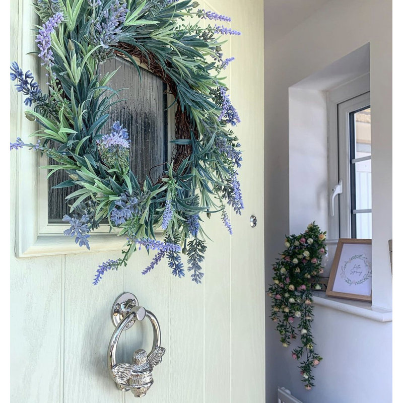 Sager Nickel Ring Bee Door Knocker, Nickel