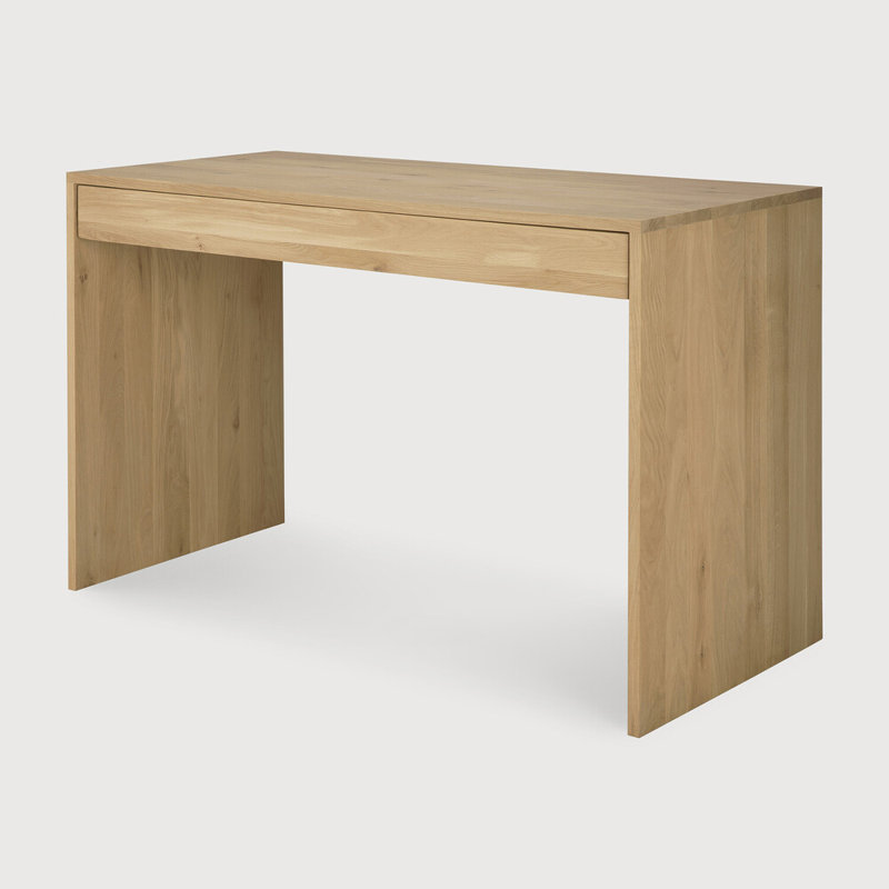 Wave Solid Wood Writing Desk