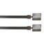 Ensemble de 2 tringle à rideaux simple ajustable de 5/8 po, 50 po à 82 po, argent-61911382
