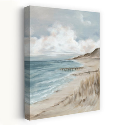 Art mural côtier «Coastal Serenity By The Dunes»