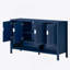 Buffet de rangement avec 4 portes, buffet avec tablettes réglables, armoire d'appoint pour le salon, la salle à manger, le bureau-1822657756