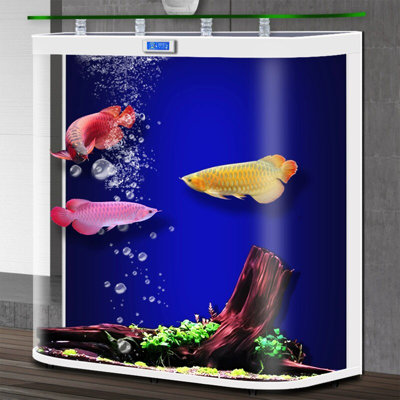 120-135 Gallon Glass Manufactured Wood Modern Eco Aquarium Tank