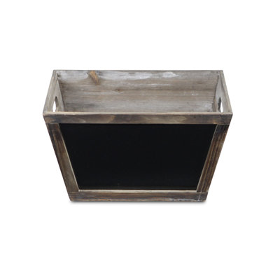 Grand bac de rangement en bois