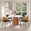 Table de salle à manger 7 pièces avec chaises rembourrées élégantes-1129898952-1129898958-1129898959