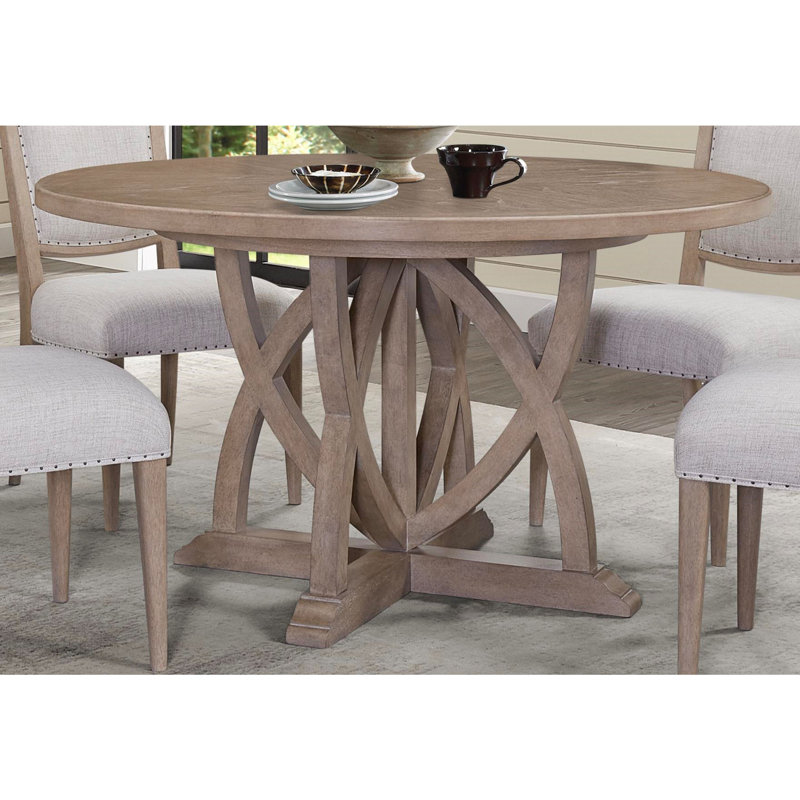Table de salle à manger ronde extensible - parfaite pour les réunions de famille