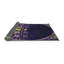 Motif géométrique mauve/jaune Tapis décoratif-1595488217