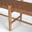 Welham Ursulina Solid Wood Woven Leather Bench-253333788