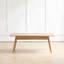 Table basse en chêne massif avec 2 tiroirs - North American FAS Grade